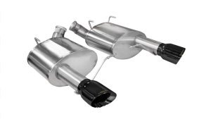 Ford Mustang Performance Exhaust - Rear - CORSA Performance - Axle-Back Xtreme - Black - `11-`14